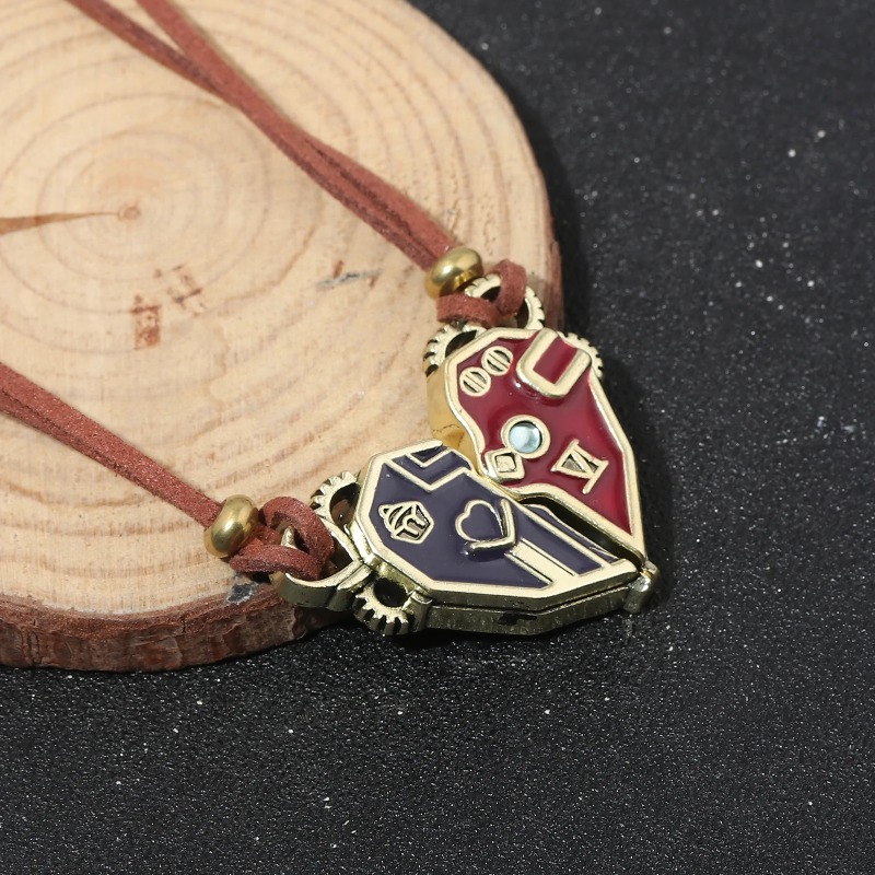 Magnetic Clasp Cosplay - Kalung Liontin Game Arcane Caitlyn Vi