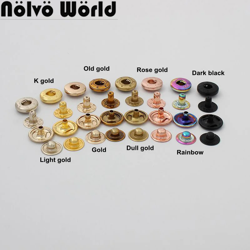 Snap Fastener Set - 20-100 Set Tombol Tekan Pengikat Snap