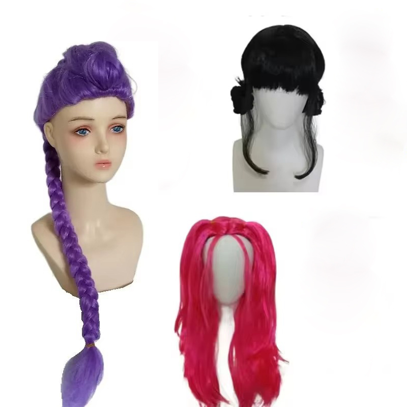 Cosplay Floating Prop - Wig Cosplay Grup Gadis Halloween Rambut