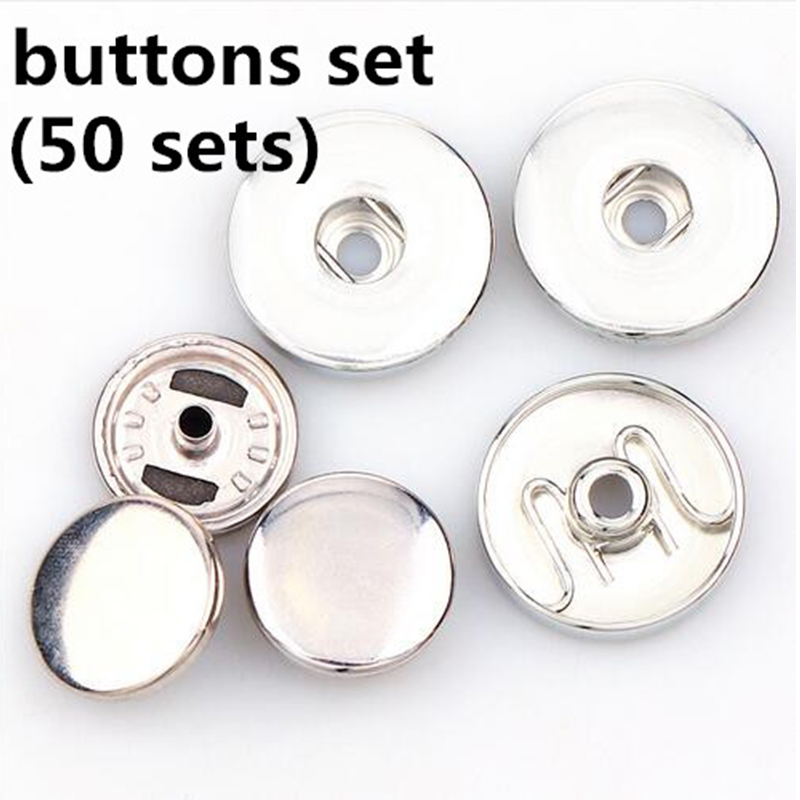 Snap Fastener Set - 50Set 12Mm/18Mm Kit Pengunci Jepret untuk