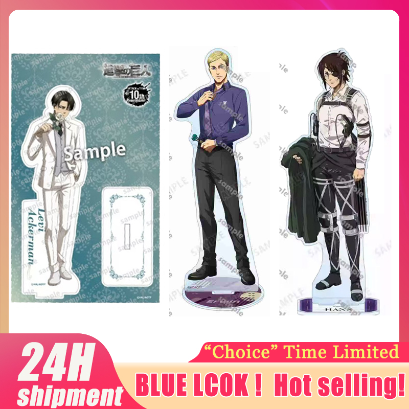 Prop For Cosplay - Figur Akrilik Levi dari Attack on