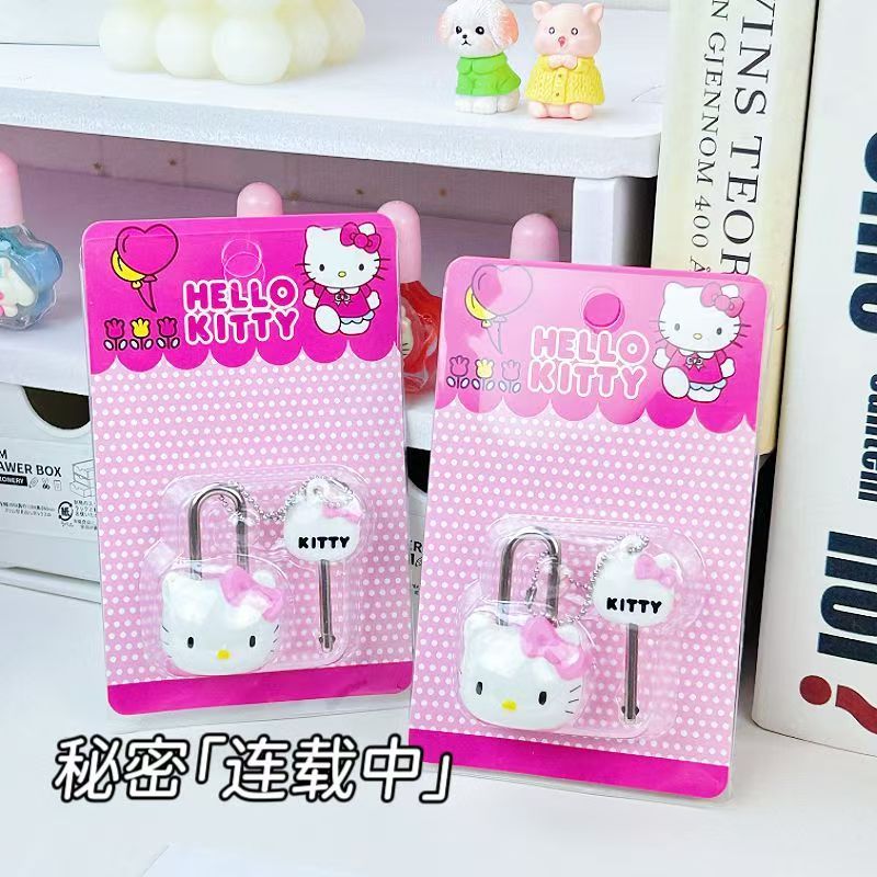 Cosplay Floating Prop - Gembok Kartun Sanrio Hello Kitty Kawaii