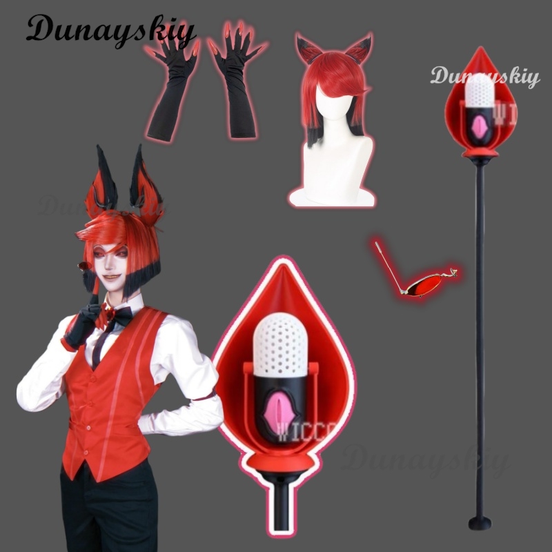 Set Properti Cosplay Hazbin AL - Detachable Cosplay Prop ulasan dan harga