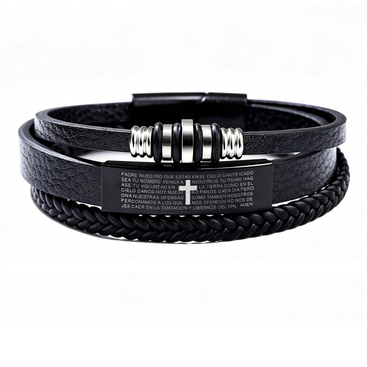 Gelang Kulit Kepang Tiga Lapis - Magnetic Clasp Cosplay ulasan dan harga