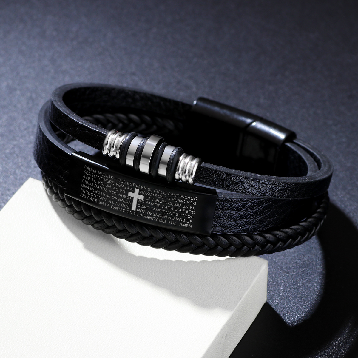 Gelang Kulit Kepang Tiga Lapis - Magnetic Clasp Cosplay ulasan dan harga