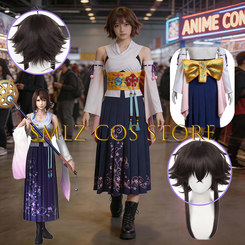 Smlz FFX Yuna Cosplay Anime FF - Prop Para Cosplay ulasan dan harga