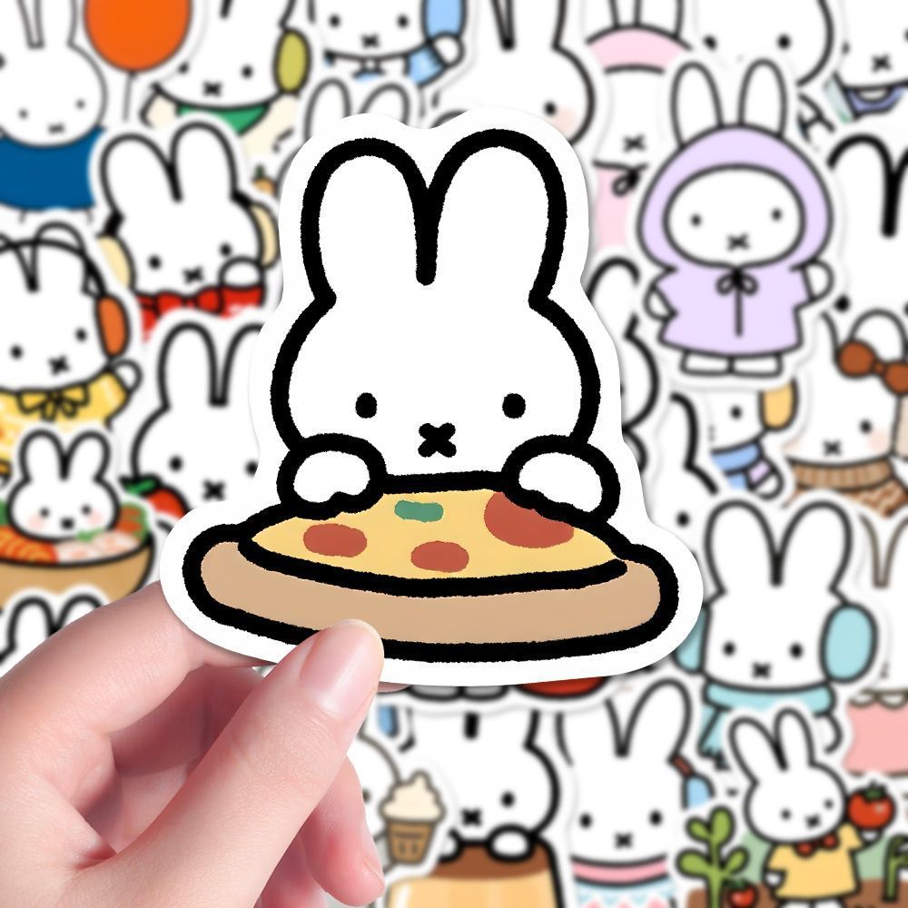 80 Buah Stiker Lucu Miffy Kawa - Cosplay Floating Prop ulasan dan harga