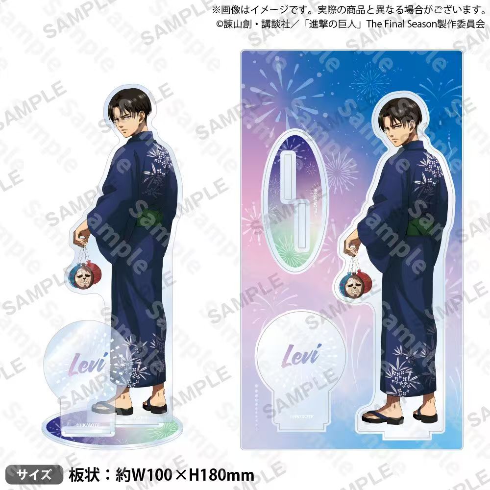 Figur Akrilik Levi dari Attack - Prop For Cosplay ulasan dan harga