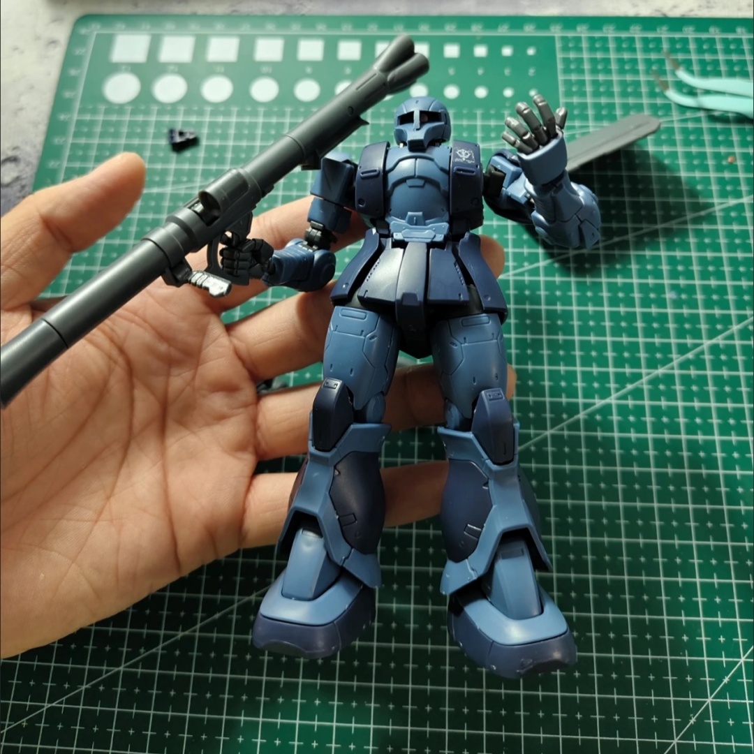 GTO MS-05 HG 1/144 Zaku Black  - Bandai Gundam Rg ulasan dan harga