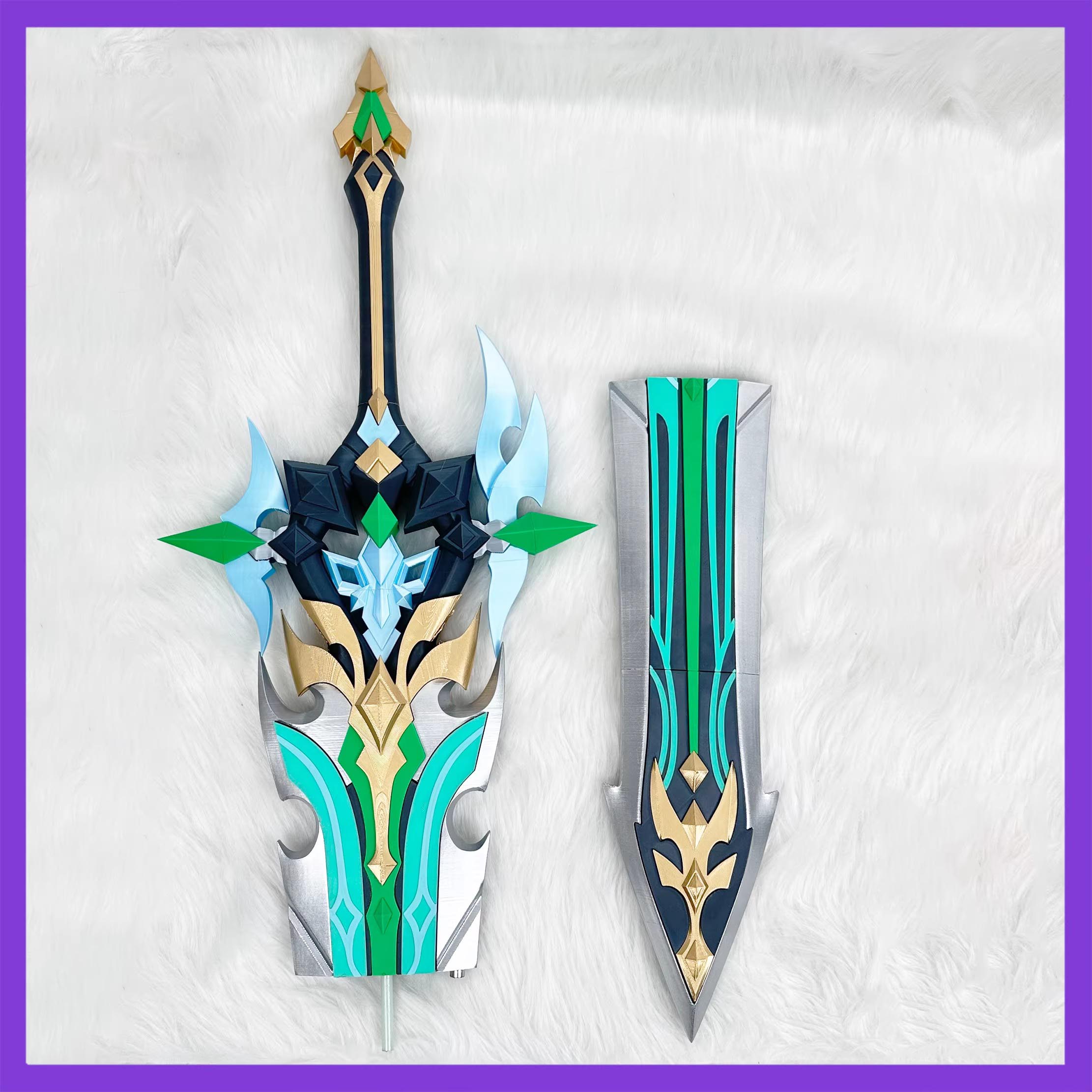 Alat Peraga Cosplay Genshin Im - Detachable Cosplay Prop ulasan dan harga