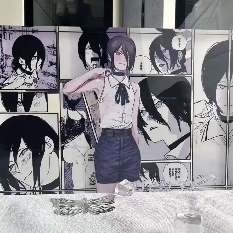 Figur Anime Denji dan Reze Mod - Prop For Cosplay ulasan dan harga